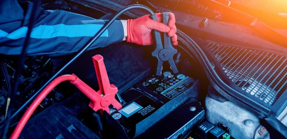 Professional jump start service for cars, trucks, and SUVs.